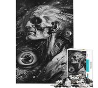 Puzzle de 1000 pièces pour Adolescents Puzzle Repos éternelpuzzle Fantastique Sombre pour Adultes Jeu Familial défi Difficile Cadeau Anti-Stress (Taille 38x26cm)