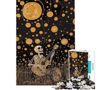 Puzzle de 1000 pièces pour Adolescents Puzzle Rock N Roll with The Stars pour Adultes Jeu Manuel Difficile Cadeau Anti-Stress (Taille 38x52cm)