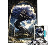 Puzzle de 1000 pièces pour Adolescents Puzzle Sanctuaire de la Fleur oubliée pour Adultes Jouet de décoration Murale améliore la mémoire réduit Le Stress Cadeau (Taille 38x52cm)