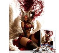 Puzzle de 1000 pièces pour Adolescents Puzzle Scarlet Fox Spirit Jeu éducatif Idée Cadeau Jeu Manuel Collection Artists Beaux-Arts Format 50x75cm