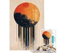 Puzzle de 1000 pièces pour Adolescents Puzzle Soleil Goutteux Jeu Manuel Difficile Stimule Le Cerveau (Dimensions 38x26cm)