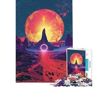 Puzzle de 1000 pièces pour Adolescents Puzzle Soleil Venu d'ailleurs Puzzle pour Adultes Jouet de décoration Murale Motif à Assembler Cadeau Unique pour Un Anniversaire ou Noël (Taille 38x52cm)