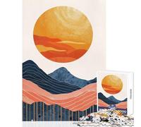 Puzzle de 1000 pièces pour Adolescents Puzzle Solitude dorée Jeu de réflexion de 1000 pièces Cadeau Amusant et Humoristique pour Femmes et Hommes (38x52cm)