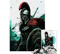 Puzzle de 1000 pièces pour Adolescents Puzzle Spartan Valor pour Adultes Jeux de détente défi Difficile Cadeaux Uniques d'anniversaire et de Noël (Taille 38x52cm)