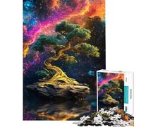 Puzzle de 1000 pièces pour Adolescents Puzzle Spatial Arbre bonsaï Puzzles pour Adultes Jeux relaxants Amusants et Humoristiques Offre idéale comme Cadeau pour Toute la Famille (Taille 38x26cm)
