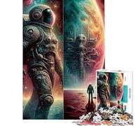 Puzzle de 1000 pièces pour Adolescents Puzzle sur Le thème du Voyage Spatial pour Adultes Jeu de Construction soi-même Jeu d'analyse et de logique Stimulant Cadeau (Taille 38x26cm)