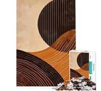 Puzzle de 1000 pièces pour Adolescents Puzzle « Vagues du désert » pour Adultes Jeu Relaxant découpe de précision Cadeau d'anniversaire ou de Noël (Taille 38x52cm)