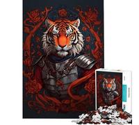 Puzzle de 1000 pièces pour Adolescents Puzzle Vintage Tigres Idéal pour Un Anniversaire ou Noël Une œuvre d'art Jeu Impossible à partir de 14 Ans (38x52cm)