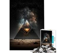 Puzzle de 1000 pièces pour Adolescents Pyramide Spatiale Jeu Stimulant et Amusant Une œuvre d'art Idée Cadeau (Dimensions 50x75cm)