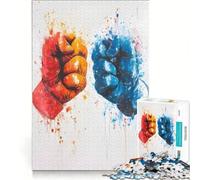 Puzzle de 1000 pièces pour Adolescents Quand tu as gagné Le Combat Jeu Familial Stimulant à compléter Cadeau pour Les Amis et la Famille 38x52cm