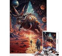 Puzzle de 1000 pièces pour Adolescents Quête Cosmique Extraterrestre Jeu Manuel décoration Parfaite Jouet éducatif pour entraîner Votre Cerveau et Vos Mains (38x26cm)