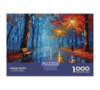 Puzzle De 1000 Pièces Pour Adolescents Rainy Night in The Park-1 Puzzles Pour Adolescents : Amusants Et Humoristiques ! Stimulez Votre Cerveau ! Soirée Jeux Et Divertissement En Famille 38x26cm/1000pc