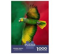 Puzzle De 1000 Pièces pour Adolescents Rasta Parrot Puzzles pour Adultes Jeux Relaxants Découpe De Précision Cadeaux De Noël Et d'anniversaire 70x50cm/1000pcs