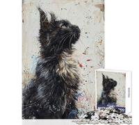 Puzzle de 1000 pièces pour Adolescents Regard d'émerveillement Jeu de réflexion Stimulant pour améliorer la mémoire décoration Murale Cadeau d'anniversaire Unique (50x75cm)