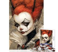 Puzzle de 1000 pièces pour Adolescents Reine de Cœur Jeu Impossible pour améliorer la mémoire décoration intérieure Jouet Cadeau d'anniversaire ou de Voyage (38x52cm)