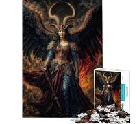 Puzzle de 1000 pièces pour Adolescents Reine Lilith défi à relever Difficile Jouet de décoration pour la Maison à partir de 14 Ans (38x26cm)