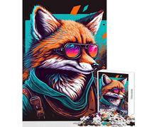 Puzzle de 1000 pièces pour Adolescents Renard Jeu de 1000 pièces Idéal pour se détendre améliorer sa mémoire (38x52cm)