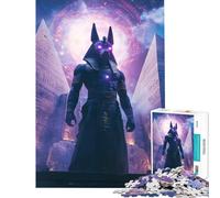 Puzzle de 1000 pièces pour Adolescents représentant Anu ieu égyptien idéal pour Un Anniversaire ou Noël Un Jeu Amusant et Humoristique à réaliser soi-même à partir de 14 Ans Dimensions 38x52cm