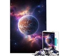 Puzzle de 1000 pièces pour Adolescents représentant la planète Mercure et sa nébuleuse Un Jeu éducatif Stimulant et Anti-Stress idéal comme Cadeau d'anniversaire (Dimensions 38x52cm)