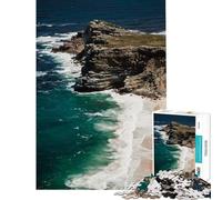 Puzzle de 1000 pièces pour Adolescents représentant Le Cap de Bonne-Espérance Jeu de détente pour Adultes Assemblage de Motifs activités Amusantes à Faire à la Maison (38x26cm)