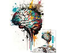 Puzzle de 1000 pièces pour Adolescents représentant Le Cerveau Humain Un défi éducatif pour améliorer la mémoire et Un Jeu Amusant à partir de 14 Ans Jeu de Puzzle proposé (50x75cm)