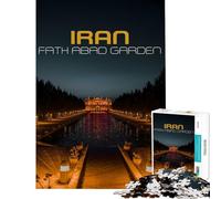 Puzzle de 1000 pièces pour Adolescents représentant Le Jardin de Fath Abad en Iran Jeu éducatif et Stimulant idéal pour Toute la Famille mais Aussi Un Cadeau Amusant et pour Les Anniversaires