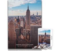 Puzzle de 1000 pièces pour Adolescents, représentant l'empire State Building Jeu intellectuel et décoration idéal Dimensions 50x75cm