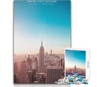 Puzzle de 1000 pièces pour Adolescents, représentant l'empire State Building Un Jeu Amusant et Anti-Stress pour Toute la Famille Dimensions 38x52cm