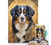 Puzzle de 1000 pièces pour Adolescents, représentant Un Bouvier Bernois doré, Jeux de détente, activités Amusantes à la Maison, Cadeaux d'anniversaire et de Noël Originaux 38x52cm