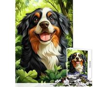 Puzzle de 1000 pièces pour Adolescents représentant Un Bouvier Bernois idéal pour la décoration intérieure Cadeau Parfait pour Femmes et Hommes Jeu Impossible Collection d'artistes Beaux-Arts 38x52cm