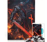 Puzzle de 1000 pièces pour Adolescents, représentant Un Commandant Chevalier croisé, Jeu Pratique, d'analyse et de logique, idéal pour décorer Un Bureau 50x75cm