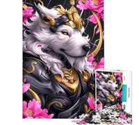 Puzzle de 1000 pièces pour Adolescents représentant Un Goldendoo Blanc samouraï Jeu Amusant décoration et activités à la Maison (Taille 38x26cm)