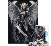 Puzzle de 1000 pièces pour adolescents représentant un guerrier archange difficile et stimulant idéal pour la décoration intérieure et comme casse-tête Convient aux personnes de 14 ans et plus 38x26cm
