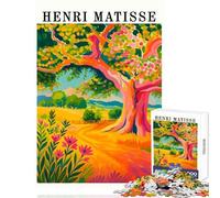 Puzzle de 1000 pièces pour Adolescents représentant Un Paysage d'Henri Matisse Jeu éducatif pour Les Anniversaires (50x75cm)