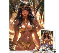 Puzzle de 1000 pièces pour Adolescents représentant Une Cléopâtre Arabe Sexy Décoration Jouet Cadeau d'anniversaire Jeu éducatif et Amusant à la Maison Dimensions 38x52cm