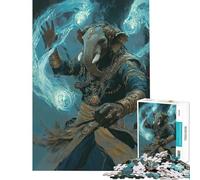 Puzzle de 1000 pièces pour Adolescents représentant Une divinité éléphant et la Magie Jeu Familial pour Adultes idéal pour améliorer la mémoire et comme Cadeau (Taille 38x52cm)