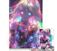Puzzle de 1000 pièces pour Adolescents, représentant Une Fille d'anime enchaînée ; décoration Murale, décoration intérieure, Cadeau d'anniversaire ou de Noël 50x75cm