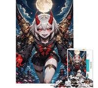 Puzzle de 1000 pièces pour Adolescents représentant Une Fille démoniaque d'anime avec des Gardiens dorés Jeu de réflexion Difficile idéal comme Cadeau pour Les Amis et la Famille (Taille 50x75cm)