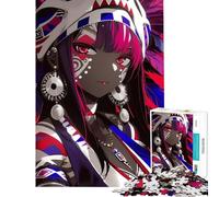 Puzzle de 1000 pièces pour adolescents représentant une guerrière anime un jouet difficile et stimulant mais amusant et humoristique idéal pour la décoration murale Convient aux 14 ans et plus 50x75cm