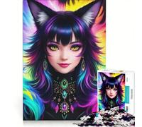Puzzle de 1000 pièces pour Adolescents représentant Une Jolie Fille d'anime en Images de synthèse Décoration Murale idéal pour se divertir Pendant Les Vacances Cadeau d'anniversaire ou de Voyage