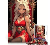 Puzzle de 1000 pièces pour Adolescents, représentant Une Reine renarde d'anime (38x26cm), idéal pour Le développement cérébral et la détente Facile à Nettoyer et à Assembler Cadeau de Noël Chaleureux