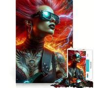 Puzzle de 1000 pièces pour Adolescents Retour au Rock Jeu Amusant et Fluide pour stimuler l'esprit et Passer Un Moment agréable Décoration de Noël (38x26cm)