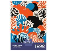 Puzzle De 1000 Pièces pour Adolescents Retro Coral Reefs Puzzles pour Adultes - Défi Difficile - Activités Amusantes À La Maison pour Les Jeux 38x26cm/1000pcs