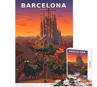 Puzzle de 1000 pièces pour Adolescents « Rêverie néon sur Les Tours sacrées », décoration intérieure, Jouet, Cadeau d'anniversaire, Jeu éducatif Chaque pièce est Unique Dimensions 50x75cm