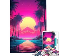 Puzzle de 1000 pièces pour Adolescents Rêverie onirique néon Jeu de réflexion Stimulant pour Un Apprentissage éducatif Idée Cadeau (Dimensions 75x50cm)