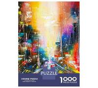 Puzzle De 1000 Pièces pour Adolescents Road to Light Puzzle Jeu Manuel Difficile Difficile Cadeaux pour Les Amis Et La Famille 52x38cm/1000pcs