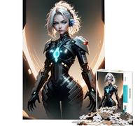 Puzzle de 1000 pièces pour Adolescents Robot cybernétique Commandant Jeu éducatif Stimulant et ludique idéal pour se détendre développer Son Analyse et sa logique et Offrir en Cadeau (38x52cm)