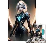 Puzzle de 1000 pièces pour Adolescents Robot cybernétique Commandant Jouet éducatif Jeu Familial décoration Murale Cadeau pour Femmes et Hommes (Taille 50x75cm)