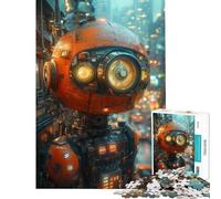 Puzzle de 1000 pièces pour Adolescents Robot futuriste dans Le cyberespace Idéal pour Un Anniversaire ou Noël Décoration Parfaite Jeu Manuel à partir de 14 Ans 38x52cm