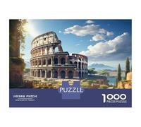 Puzzle De 1000 Pièces pour Adolescents Roman Colosseum Ancient History & Architecture Puzzle Adulte Jeux De Famille Une Œuvre d'art Cadeaux Uniques d'anniversaire Et De Noël 38x26cm/1000pcs